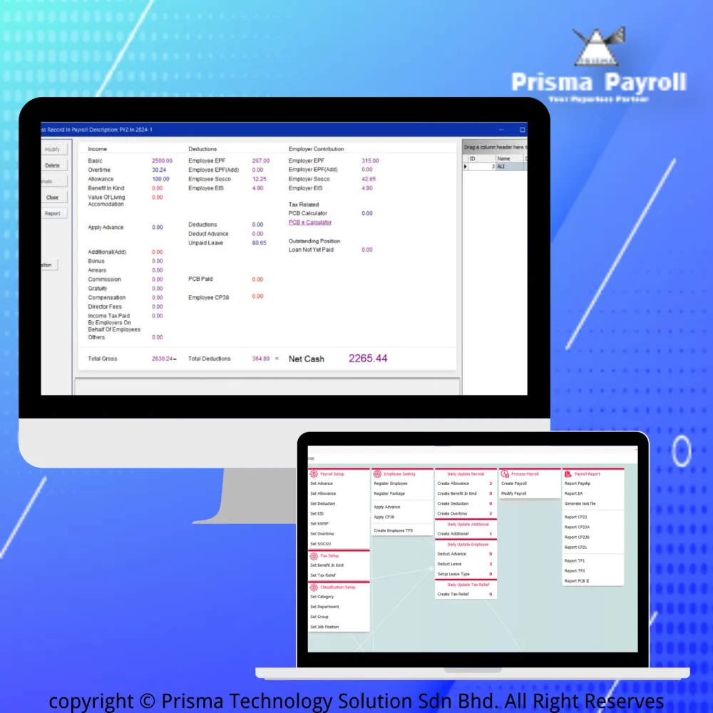 Payroll Software by Prisma Technology